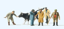 PREISER 14039 Boeren en koe