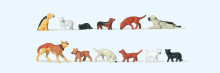 PREISER 14165 Honden en katten