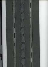 SCALEXTRIC CLASSIC C164 Recht RUW TERREIN 350 mm lang gebruikt