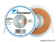 VIESSMANN 68643 Draad 0,14 mm 25 meter GEEL