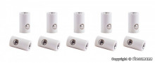 VIESSMANN 6887 10 Contra-banaanstekers wit oude type (dikker)