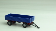 WIKING 879-01 Landbouw aanhangwagen blauw NIEUW