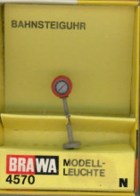 BRAWA 4570 Perronklok verlicht