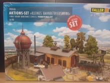 FALLER 190140 ACTIESET Klein spoorwegdepot