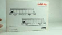 Märklin 47352 Set van 2 schuifwandwagens SBB geweathered - Img 2