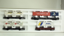 Märklin 47681 Set 4 containerwagens NIEUWSTAAT