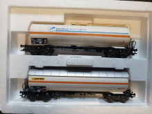 Märklin 47885 Set van twee kertelwaqens RHINE-P:OULENC en SIMOTRA
