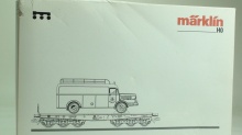 Märklin 48755 Zwaarlastwagen met brandweerauto - Img 2