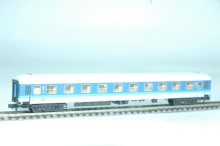 Minitrix 13350 Passagiersrijtuig DB wit/blauw 1/2e klasse