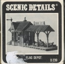 Woodlands 239 Flag depot Metalen bouwset