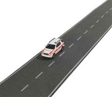 BUSCH 9708 Straatfolie met automodel H0