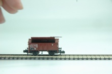 Fleischmann 8213 "Wüppertal" klapdekselwagen met remmershuis NIEUW N (1:160) OVP - Img 2