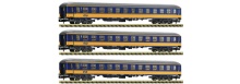 Fleischmann 881917 Drie rijtuigen NS type ICK NIEUW N (1:160) OVP