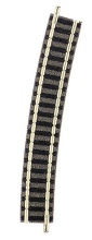 Fleischmann 9131 RAIL GEBOGEN R3 15 graden gebruikt