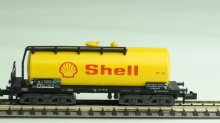 Minitrix 13551-assige ketelwagen SHELL