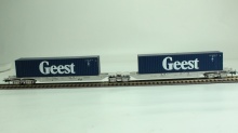 Roco 47106 Dubbele containerwagen NS belsaden met twee 40' GEEST containers