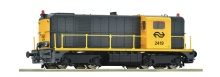 Roco 7310065 NS Diesellok serie 2400 NS grijs/geel (2419) Digitaal+sound