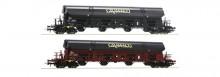 Roco 76135 Set van 2 GRAWACO zelfloswagens NS