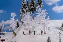 FALLER 181582 Besneeuwede bomen 110MM 5 stuks