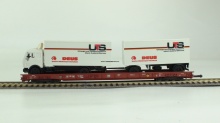 Fleischmann 5273 VRACHTAUTO TRANSPORTER + AUTO UTS DEUS H0 NIEUW