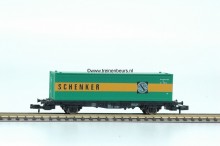 Fleischmann 8245.1G Containerwagon 40ft SCHENKER gebruikt N (1:160)