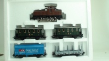 Märklin 28722 Zwitserse SBB set lok met twee personen ern twee goederenwagens