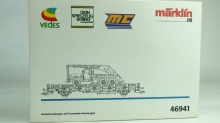 Märklin 46941 Lageboordwagen met kraanwagen brandweer