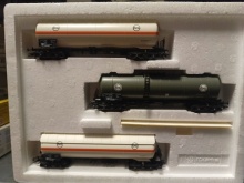 Märklin 4854 Drie EVA ketelwagens 4 assig - Img 1