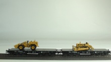 Märklin 48661 Set van 2 zwaarlastwagens met grondverzetmachines DB NIEUW