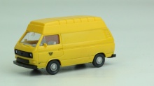 WIKING 294-02 Volkswagen Transporter hoogdak geel posterijen NIEUW