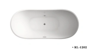 Cada acril freestanding ovala JUNO 150x75 cm - Img 2
