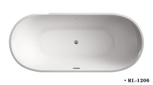 Cada acril freestanding ovala DIANA 150x75 cm - Img 2