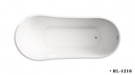 Cada acril freestanding ovala ATHENA 150x80 cm