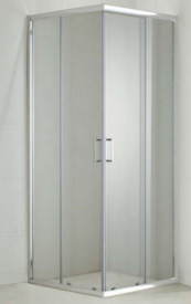 Cabina de dus patrata Square 80x80cm, sticla securizata, profil crom
