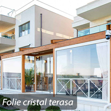 Folie cristal terasa PVC