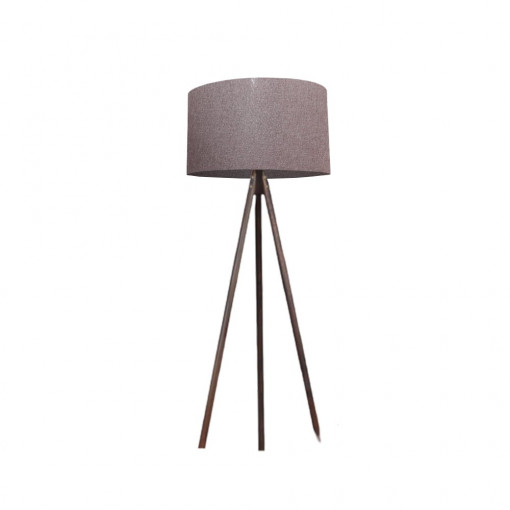 Lampa de podea cu picior inalt culoare mov