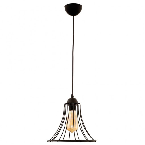 Lustra Squid Lighting Magna, 24x24x70, 60W,E27, negru