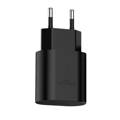 Incarcator retea SMS-Q03, Type-C, Negru