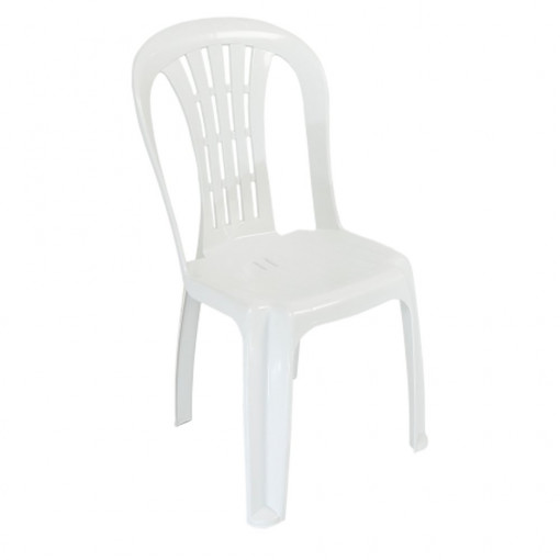 Scaun plastic, alb, Fulga, ArteNova