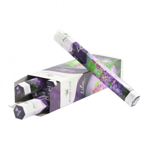 Betisoare parfumate Liliac Aroma Land, 20 buc/cutie
