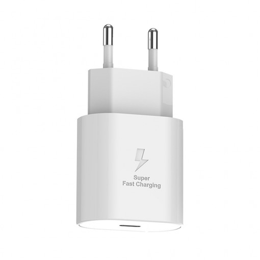 Incarcator retea SMS-Q03, Lightning, Alb