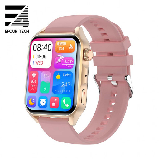 Smartwatch Efour Tech HK28, roz