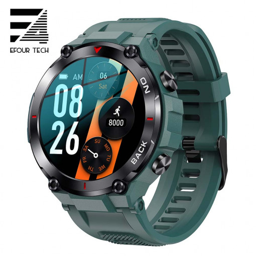 Smartwatch Efour Tech K37, verde