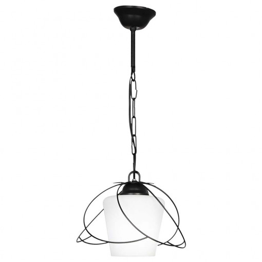 Lustra Squid Lighting Troia, 25x25x50, 60W, negru