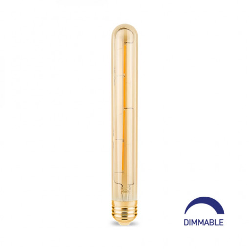 Bec LED cu filament 6W DIM T30-200 2200K E27