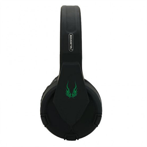 Casti hands-free bluetooth, over-ear, "War Wings" SMS-CK08, verde