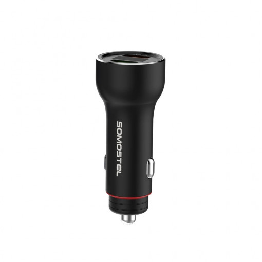 Incarcator auto SMS-A89, Type-C, Negru