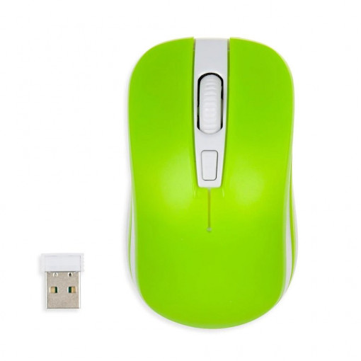 Mouse wireless optic Loriini iBOX, verde