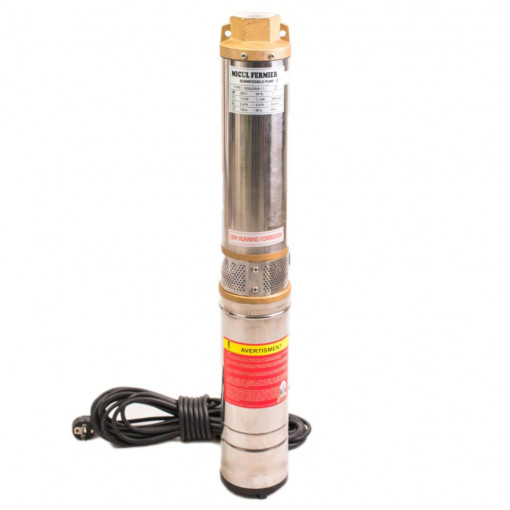 Pompa submersibila Micul Fermier GF-0709, 1100 W, 84 l/min debit maxim, 1&quot; diametru conexiune, ax din inox