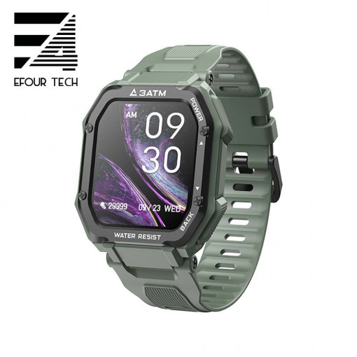 Smartwatch Efour Tech C16, verde